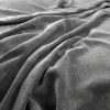 black-grey plain woven fabric from Warwick