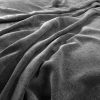 black-grey plain woven fabric from Warwick