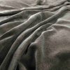 black-grey plain woven fabric from Warwick