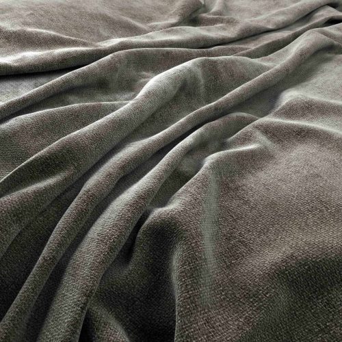 Schino Fabric - Seal by black-grey plain woven fabric from Warwick