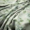 green botanical linen fabric from Warwick