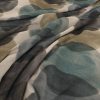 green spotted linen fabric from Warwick