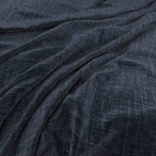 Kobe Fabric - Ink by blue plain woven fabric from Warwick