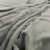black-grey plain velvet-chenille fabric from Warwick