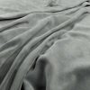 black-grey plain velvet-chenille fabric from Warwick