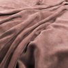 orange plain velvet-chenille fabric from Warwick