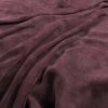 blue plain velvet-chenille fabric from Warwick