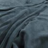 blue plain velvet-chenille fabric from Warwick