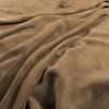 brown plain velvet-chenille fabric from Warwick