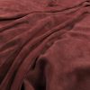 brown plain velvet-chenille fabric from Warwick