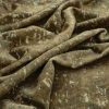 brown plain velvet-chenille fabric from Warwick