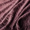 purple striped velvet-chenille fabric from Warwick