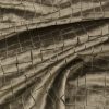 brown geometric velvet-chenille fabric from Warwick