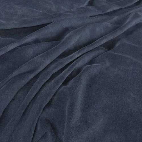 Manhattan Fabric - Ink by blue plain woven fabric from Warwick