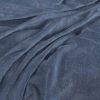 blue plain woven fabric from Warwick