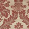 red traditional jacquard fabric from Warwick