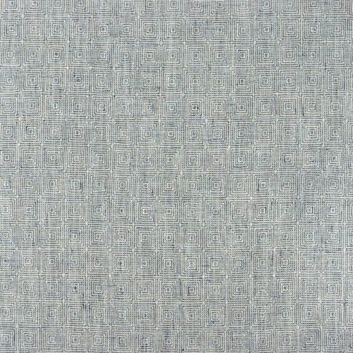Cape-Cod Fabric - Blue by blue geometric woven fabric from Warwick