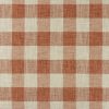 orange checked woven fabric from Warwick