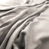 black-grey plain velvet-chenille fabric from Warwick