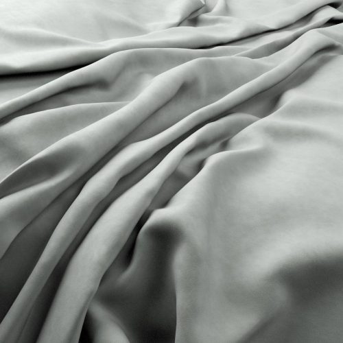 Plush Velvet Fabric - French Grey by black-grey plain velvet-chenille fabric from Warwick