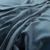 blue plain velvet-chenille fabric from Warwick
