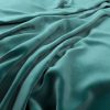 blue plain velvet-chenille fabric from Warwick