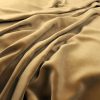 brown plain velvet-chenille fabric from Warwick