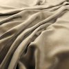 brown plain velvet-chenille fabric from Warwick