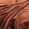 red plain velvet-chenille fabric from Warwick