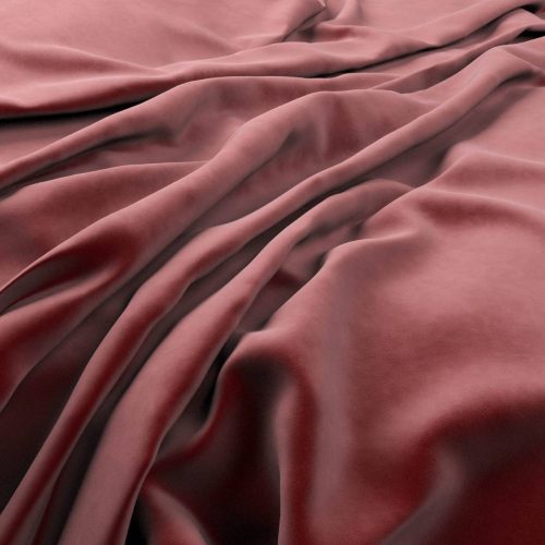 Plush Velvet Fabric - Rouge by warwick plush velvet fabric