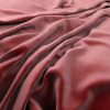 red plain velvet-chenille fabric from Warwick