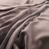 brown plain velvet-chenille fabric from Warwick