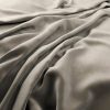black-grey plain velvet-chenille fabric from Warwick