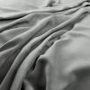 black-grey plain velvet-chenille fabric from Warwick