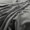 black-grey plain velvet-chenille fabric from Warwick