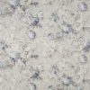 blue botanical cotton fabric from Warwick