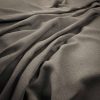 black-grey plain woven fabric from Warwick