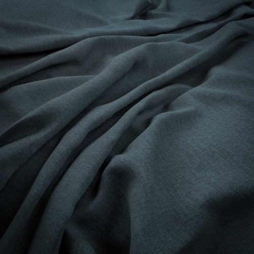 Rouen Fabric - Prussian by blue plain woven fabric from Warwick