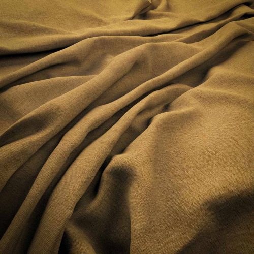 Rouen Fabric - Gold by brown plain woven fabric from Warwick
