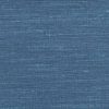blue plain silk-satin fabric from Warwick