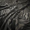 black-grey animal velvet-chenille fabric from Warwick