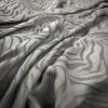 black-grey animal velvet-chenille fabric from Warwick
