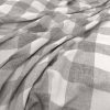 black-grey checked woven fabric from Warwick