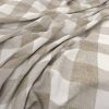 neutral checked woven fabric from Warwick