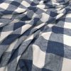 blue checked woven fabric from Warwick