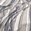 blue striped woven fabric from Warwick