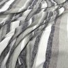 black-grey striped woven fabric from Warwick