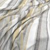 yellow striped woven fabric from Warwick