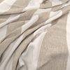 neutral striped woven fabric from Warwick