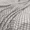 black-grey checked woven fabric from Warwick